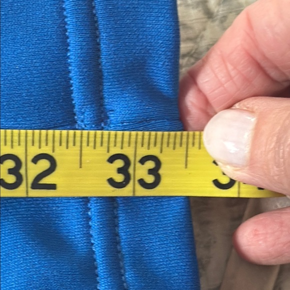 Men’s Speedo Blue Athletic Pants with Stripes - Picture 8 of 8